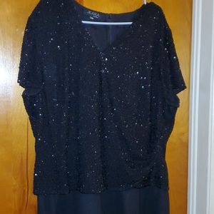 Gorgeous Black Beaded Gown